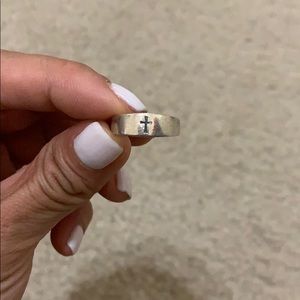 James Avery small crosslet ring size 5